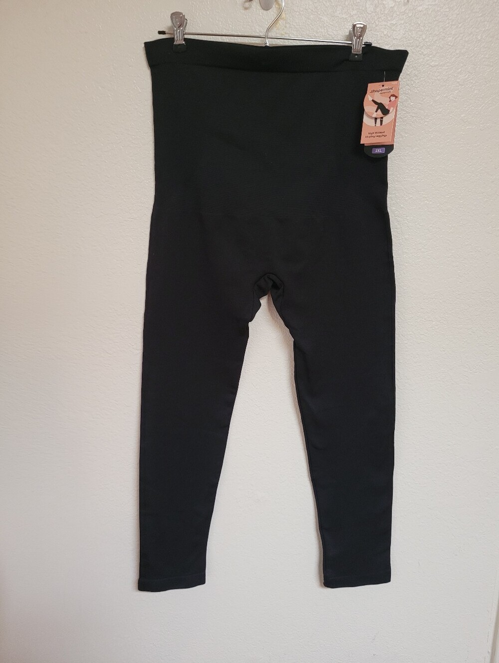 Shapermint Essentials high-waisted shaping leggings in black